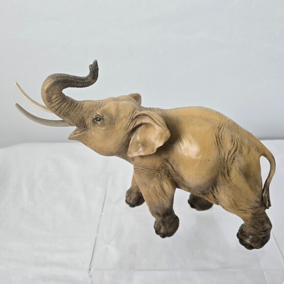 Bull Elephant Figurine Signed by Guido Cacciapuoti 10" x 8" x 4" Italy - Picture 8 of 12
